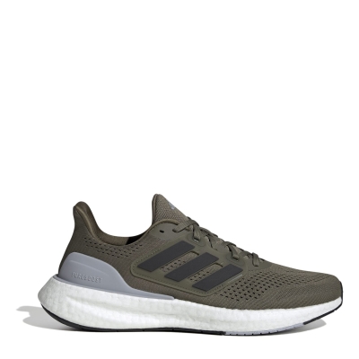 Adidasi alergare adidas Pureboost 23 Road pentru baieti oliv strata co