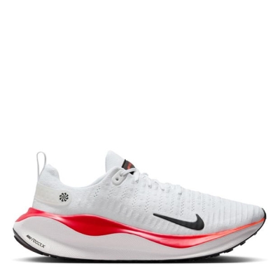 Adidasi alergare Nike React Infinity Run Flyknit 4 Road pentru Barbati alb rosu