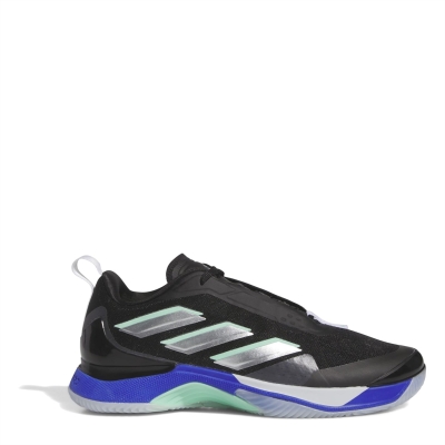 Adidasi de Tenis adidas Avacourt zgura Court pentru femei negru argintiu verde