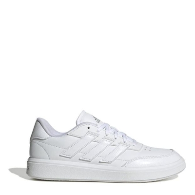 Adidasi sport adidas Courtblock Low-Top pentru femei alb argintiu