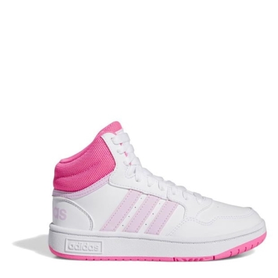 Adidasi sport adidas Hoops Mid Shoes Low-Top Unisex pentru Copii ftwr alb