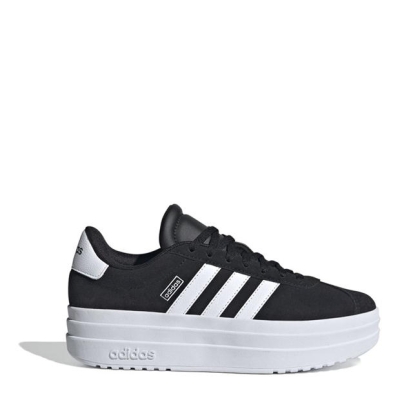 Adidasi sport adidas Vl Court Bold J Low-Top pentru fete negru alb