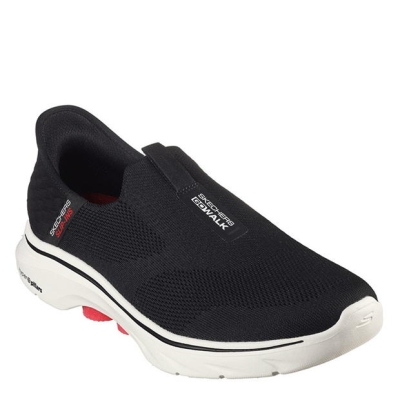 Adidasi sport Adidasi Skechers Go Walk 7 - Easy On 2 Slip pentru Barbati negru alb