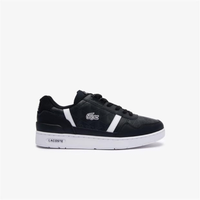 Adidasi sport Lacoste T-Clip negru alb