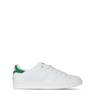 Adidasi sport Lonsdale Leyton din piele pentru Barbati alb verde