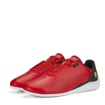 Adidasi sport Puma Ferrari Drift Cat Decima Low-Top pentru Barbati negru rosu alb