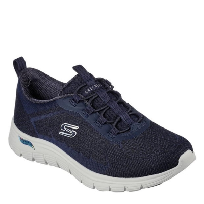 Adidasi sport Skechers Arch Fit Vista - Gleaming Low-Top pentru femei bleumarin