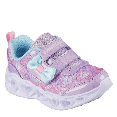 Adidasi sport Skechers Heart Lights - Boogie Land care se aprind pentru fete mov