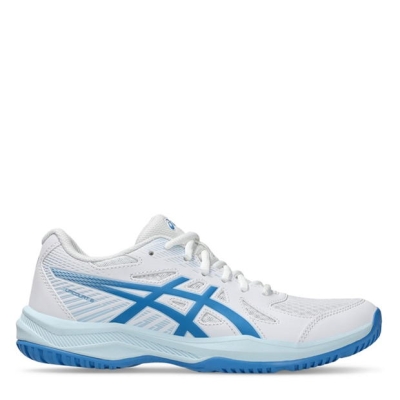 Adidasi volei Asics Upcourt 6 Netball pentru femei alb albastru