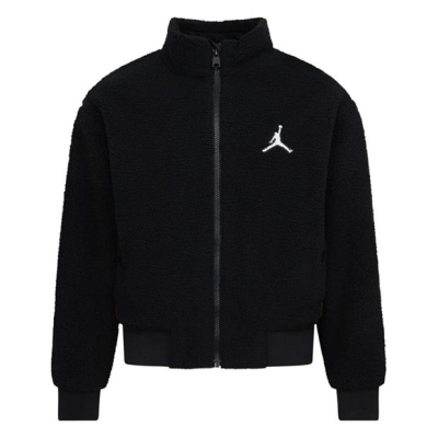 Air Jordan SherpaJkt copii negru rosu