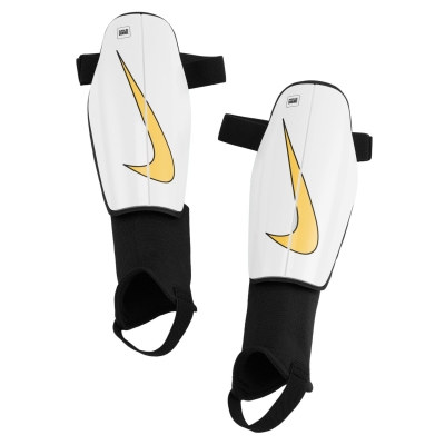 Aparatori Nike Charge alb auriu