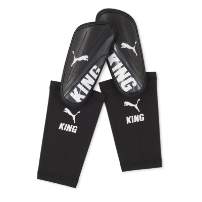 Aparatori tibie fotbal Puma King Sleeve negru alb