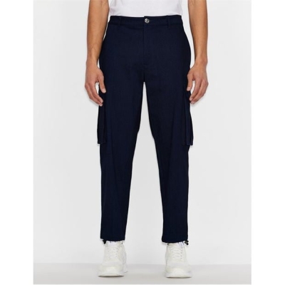 Armani Exchange AX cargo Trous pentru barbati inchis denim