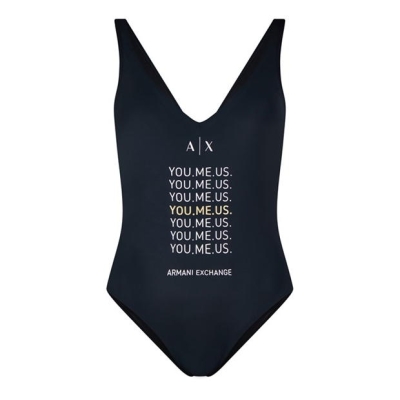 ARMANI EXCHANGE AX tricot Swim femei negru