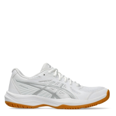 Asics Upcourt 6 Netball Shoes pentru femei alb argintiu