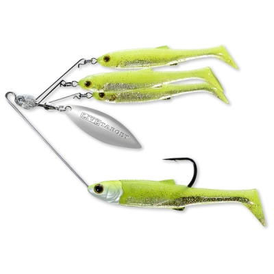 BAITBALL SPINNER RIG SMALL 11G 857 CHART argintiu LIVE TARGET