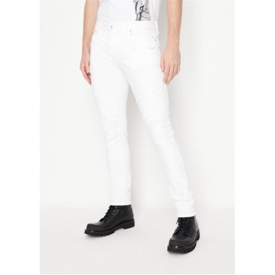 Blugi ARMANI EXCHANGE AX Skinny pentru barbati alb