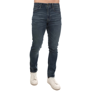 Blugi Ben Sherman Dark Wash Denim albastru