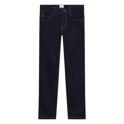 Blugi Boss Boss Skinny Fit copii albastru wsh bleumarin z35