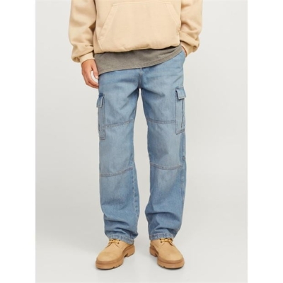 Blugi Jack and Jones Eddie pentru barbati albastru denim