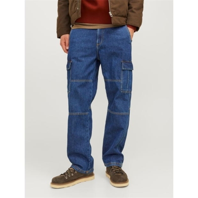 Blugi Jack and Jones Eddie pentru barbati albastru denim