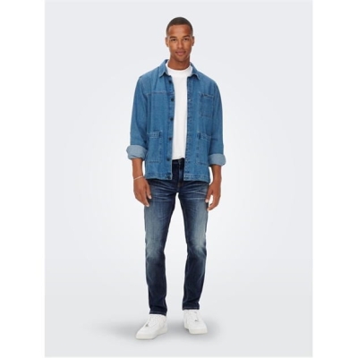 Blugi Only and Sons 3251 A14 pentru barbati albastru denim