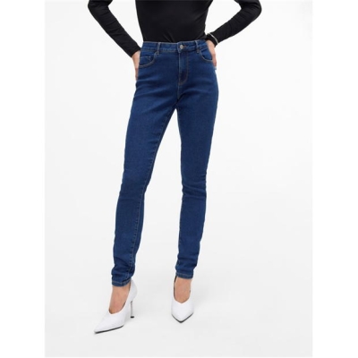 Blugi Vero Moda Skinny dama inchis albastru denim