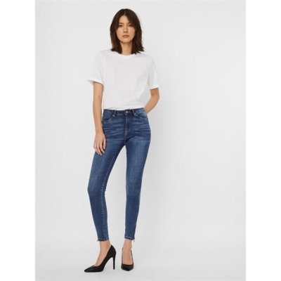 Blugi Vero Moda VM Wov femei albastru denim