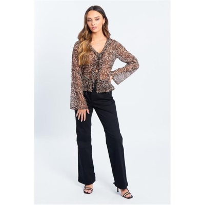 Bluza Be You Boho pentru femei leopard multicolor