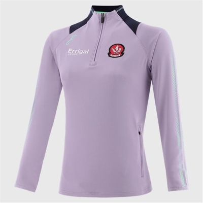 Bluza cu fermoar ONeills Derry Dynamo pentru Femei mov mne verde