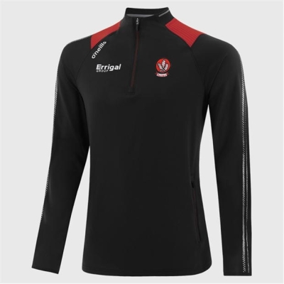 Bluza cu fermoar ONeills Derry Dynamo Senior negru rosu alb