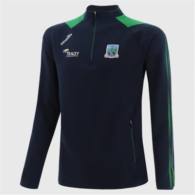 Bluza cu fermoar ONeills Fermanagh Dynamo Senior mne verde alb