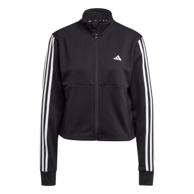 Bluza de trening adidas AEROREADY Train Essentials 3-Stripes negru alb