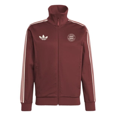 Bluza de trening adidas Bayern Munich Originals pentru adulti mystery rosu