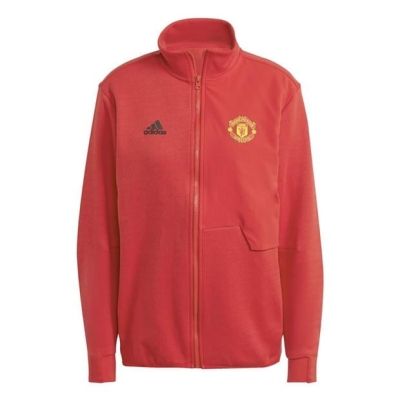 Jacheta adidas Manchester United Anthem pentru femei rosu