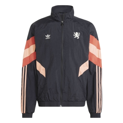 Bluza de trening adidas Olympique Lyonnais Originals pentru adulti negru