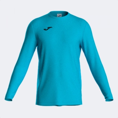 Bluza de trening Joma Final baschet III Fluor turcoaz bleumarin inchis fosforescent