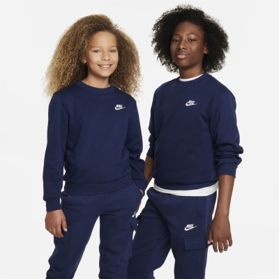 Bluza de trening Nike Sportswear Club Fleece Big pentru Copii bleumarin