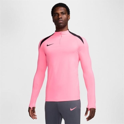 Bluza fotbal Nike Strike Dri-FIT 1/2-cu fermoar Global pentru Barbati roz