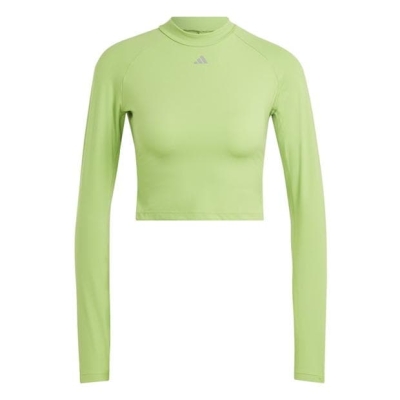 Bluza maneca lunga adidas Hiit Hr femei verde