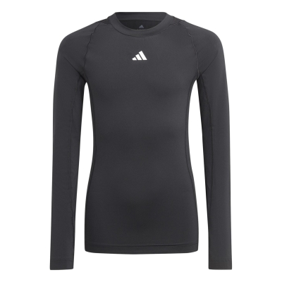 Bluza cu maneca lunga adidas Techfit AEROREADY Juniors negru