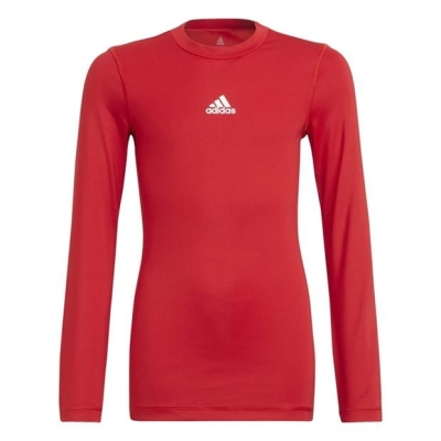 Bluza maneca lunga adidas Tf Y copii rosu