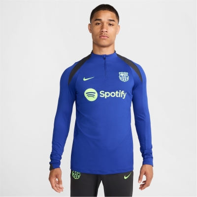 Bluza sport STRIKE DRILL TOP Nike Barcelona Third 2024 2025 pentru adulti albastru