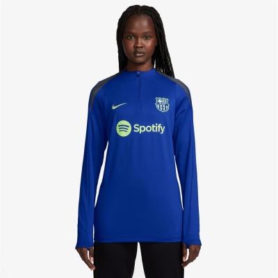 Bluza sport STRIKE DRILL TOP Nike Barcelona Third 2024 2025 pentru femei albastru