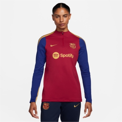 Bluza sport STRIKE DRILL TOP Nike FC Barcelona Dri-FIT pentru femei rosu