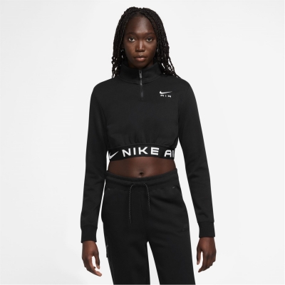 Hanorac Nike W Nsw Air Flc Top pentru femei negru