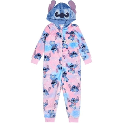 Bluze Pijama salopeta cu fermoar Through cu personaje lilo   stitch