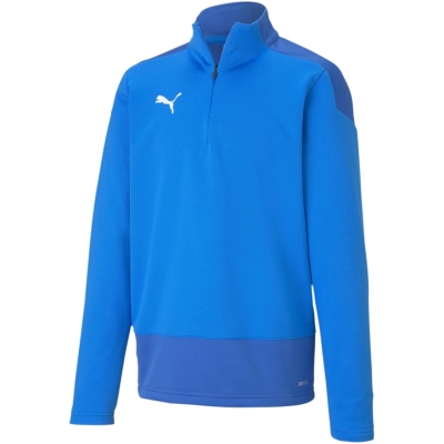 Puma Teamgoal 23 antrenament quarter cu fermoar pentru Bebelusi albastru