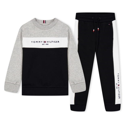 Bluze Set Tommy Hilfiger COLORBLOCK gri negru