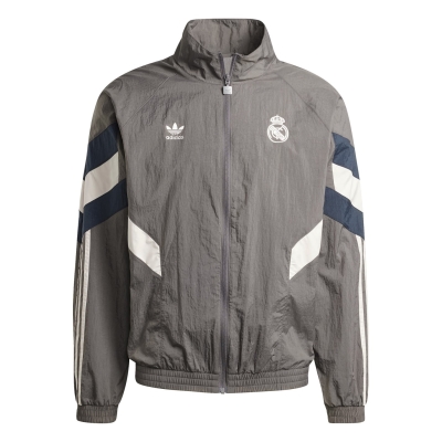 Bluze trening adidas Real Madrid Originals pentru adulti gri carbune